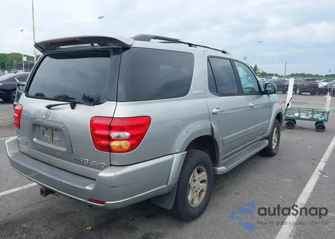 2001 Toyota Sequoia Limited V8 from USA, damaged, VIN 5TDBT48A81S036876